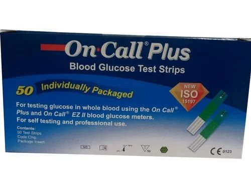 On Call Plus Blood Glucose Test Strip