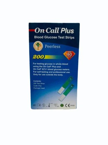 On Call Plus Blood Glucose Test Strips (200 Strips)