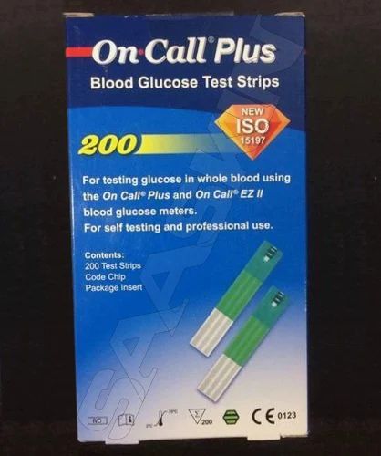 On Call Plus Blood Glucose Test Strips, For Hospital