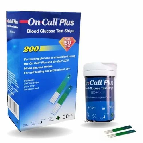 On Call Plus Glucometer Strips 200TEST