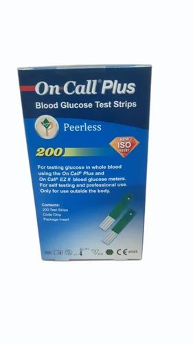 Oncall Plus Glucometer Strips 200's Pack