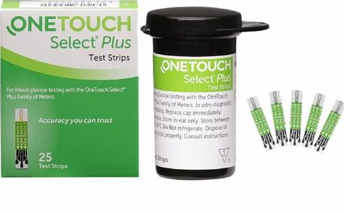25 Strips One Touch Select Plus Test Strips