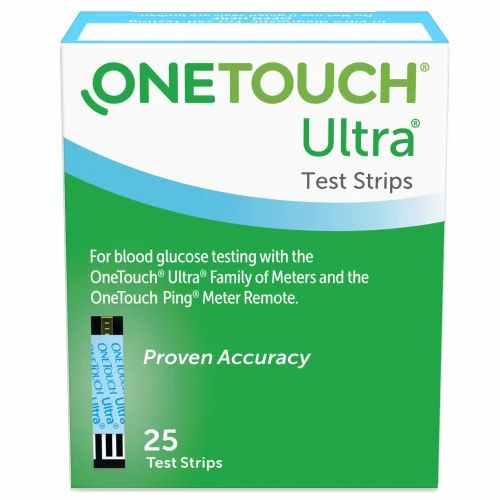 One Touch Sugar Test Strips, Compatible Meter: Select Plus
