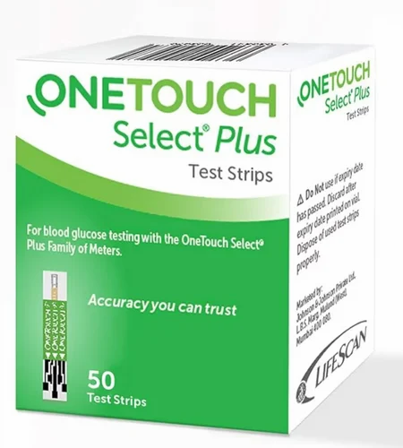 50 One Touch Select Plus Test Strips