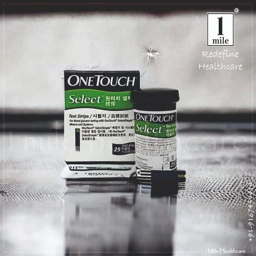 One Touch Select 25's Test Strips J&J Lifescan Glucometer Diabities Testing Strip