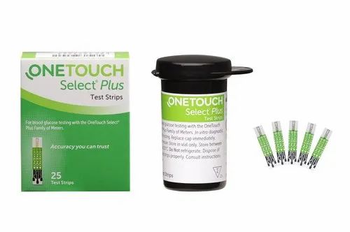One Touch Select Plus 25 Sugar Test Strip