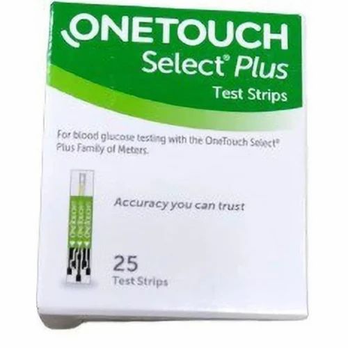 25 One Touch Select Plus Sugar Test Strips