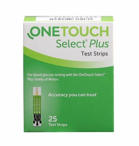 One Touch Select Plus 25 Test Strips