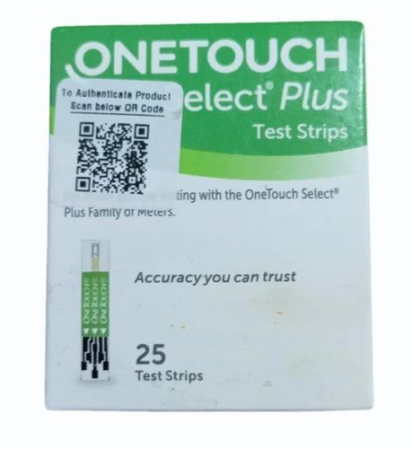 One Touch Select Plus Test Strip, 25 Strips