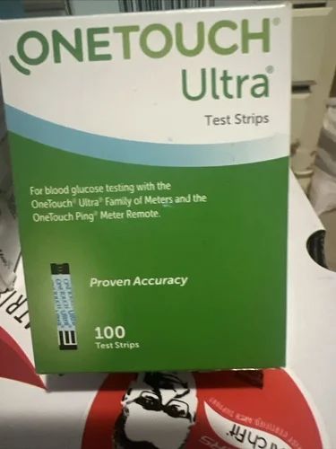 One Touch Ultra Blue Blood Glucose Test Strips - 100 CT