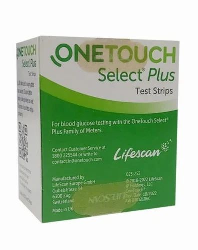 Onetouch Select Plus 50 Sugar Test Strips