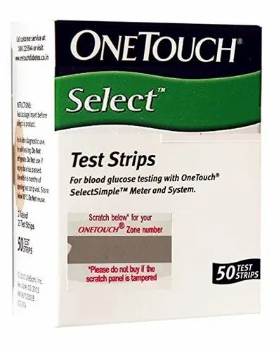 Blood Glucose Monitors Health & Personal Care OneTouch Select Test Strips 50 count, For Hospital