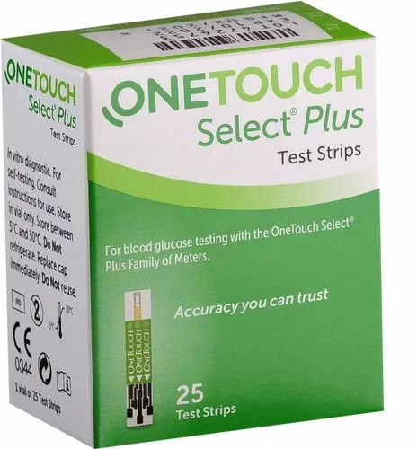 Onetouch Select Plus Test Strips 25s
