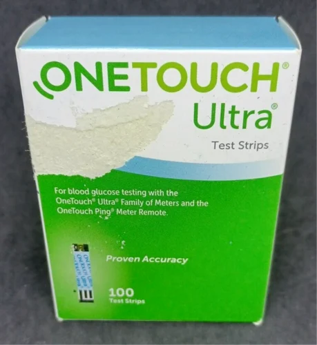100 One Touch Ultra Glucose Test Strips