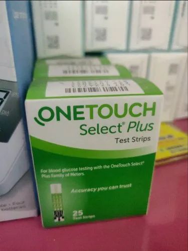 Plastic One Touch Select Plus Test Strips, For Clinical, 25 mIU/mL