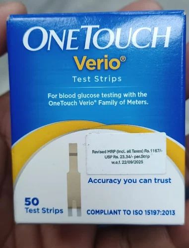 One Touch Select verio 50 strips for Verio flex monitor 50 Glucometer Strips