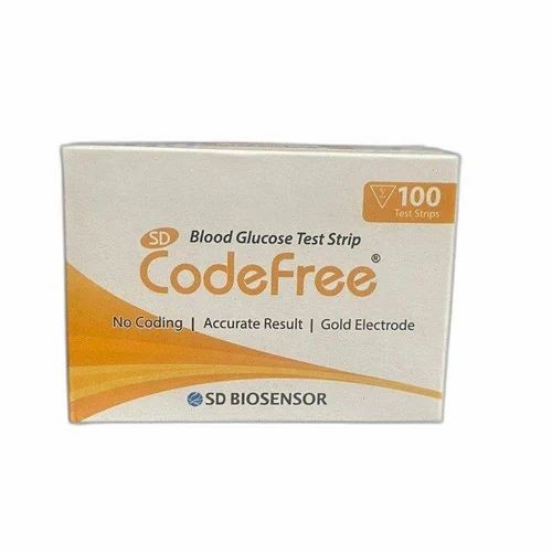 Sd Code Free Blood Glucose 100 Test Strips