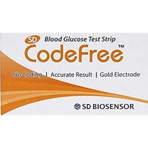 SD BIOSENSOR Codefree Blood Glucose Test Strip, 100 strips