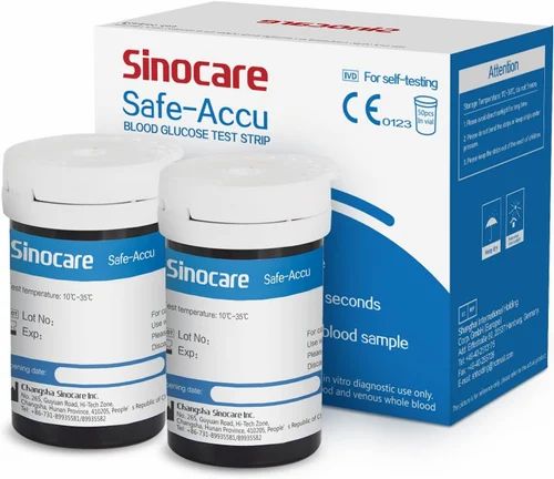 Sinocare Safe Aq Blood Glucose Test Strips