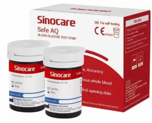 Sinocare Safe Aq Blood Glucose Test Strips
