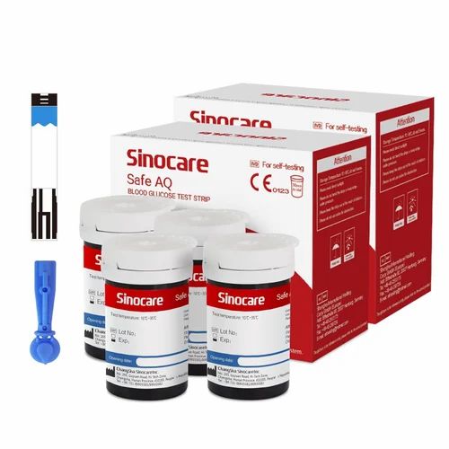 SINOCARE Safe AQ Blood Glucose Test Strips