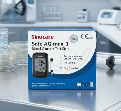 Sinocare Safe AQ max I Blood Glucose Test Strips