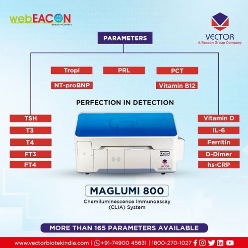 Fully Automatic Immunoassay Analyzer MAGLUMI 800, User Input: Touch
