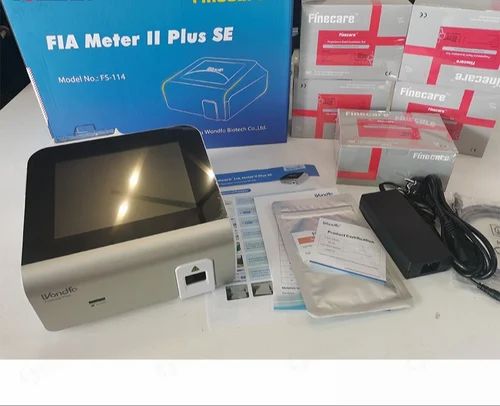 Wondfo Finecare Plus Se Fs-114 Immunoassay Analyzer, Lateral Flow Assay Strips