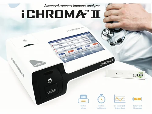 Ichroma Ii A Compact And Easy-To-Use, Fluorescence Based Poct Immunoassay Analyzer