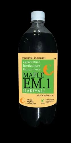 Black Liquid Maple EM 1 Hariyali, EM Solution, Effective Micro Organisms, Physical State: West Bengal, Packaging Type: Bottle