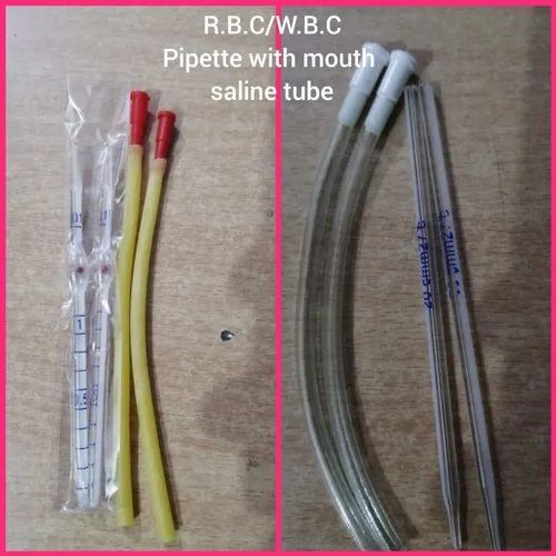 RBC/WBC Pipette with Mouth Saline Tube, For Chemical Laboratory