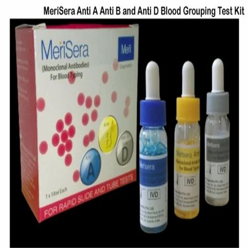 Meril Anti A, Anti B, Anti D  Grouping Test