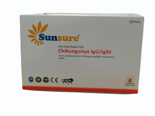 Chikungunya Rapid Test Kit, Number of Reactions(Preps)/Kit: 50