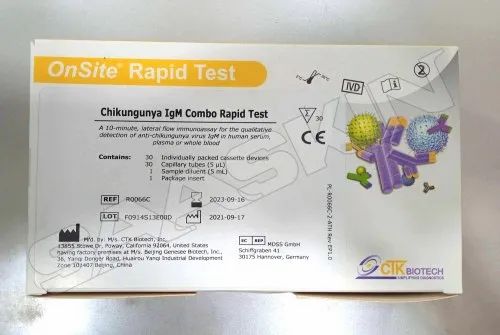 CTK Biotech OnSite Chikungunya IgM Combo Rapid Test Kit