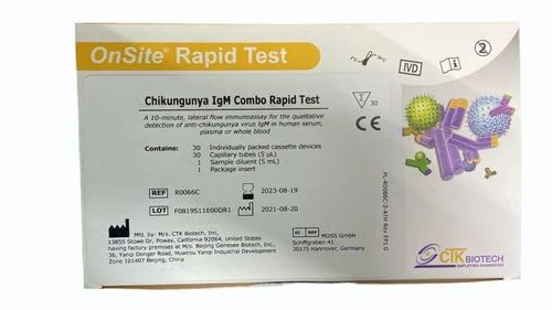 CTK Chikungunya IgM Combo Rapid Test, 30 Tests