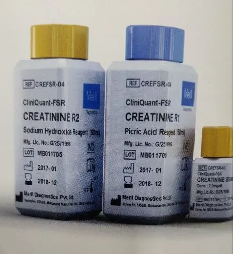 Meril Creatinine Reagent for Semi Auto Analyzer (Serum, Jaffe Kinetic)