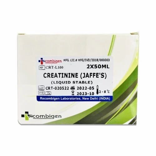 Creatinine Jaffe'S 2P Kinetic Alkaline Picrate 2 Reagent 1:1 Ratio 2x125