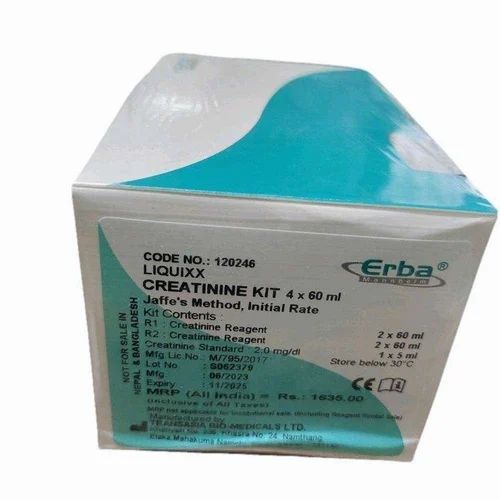 Erba Creatinine Test Kit (Blood Sample)