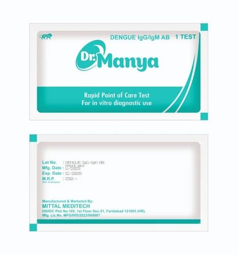 Dr. Manya Dengue Igg Igm Rapid Test , 50 Tests