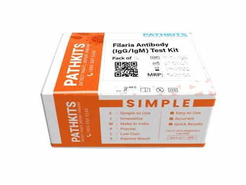 parasitic worm infection Filaria Antibody IgG/IgM Test , 25 Tests