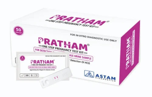 Pratham HCG Pregnancy Test , Pack of 50, Accurate Home Pregnancy Detection