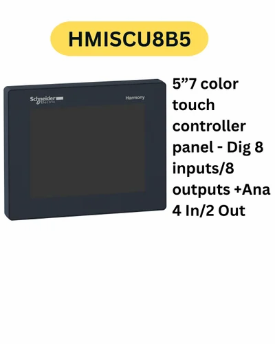 HCV Hmiscu8b5- Color Touch Controller Panel - Dig 8 Inputs/8 Outputs +Ana, 48 Tests