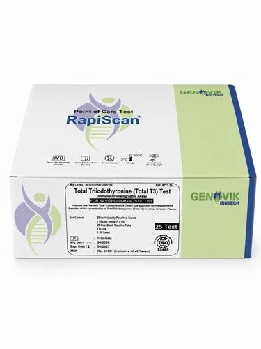 Rapiscan Total Triiodothyronine (Total T3) Poct Test, 25 Tests