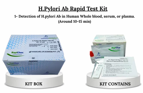 H.pylori Ab Rapid Test Kit, 10 Tests
