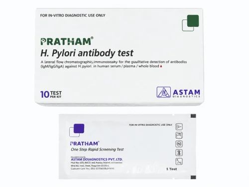 Pratham H. Pylori Antibody Test Kit, 10 Tests
