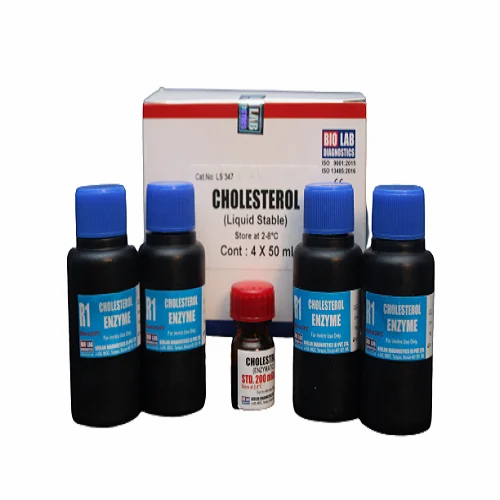 Cholesterol Test Kit, Pack Size: 2 x 50 mL