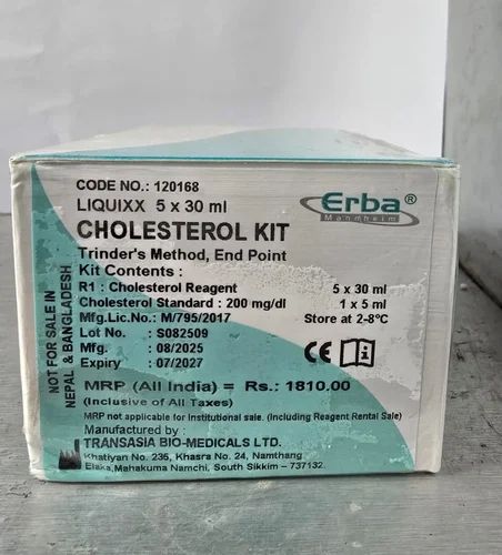 5x30ml Erba Cholesterol Test Kit