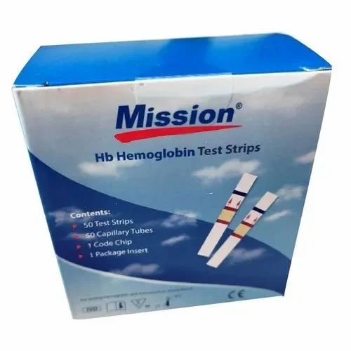 Mission Hemoglobin Test Strip, 50 Strips