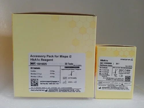 AGAPPE DIAGNOSTICS MISPA I2 HBA1C 30 TEST KIT, Blood