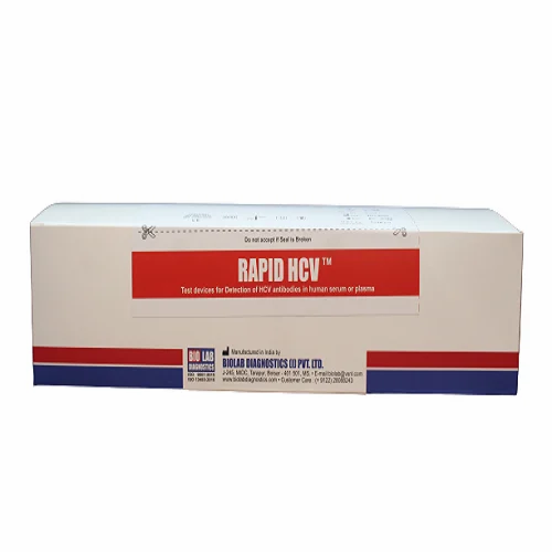 Biolab Diagnostics HCV Rapid Test Card, 50 Tests